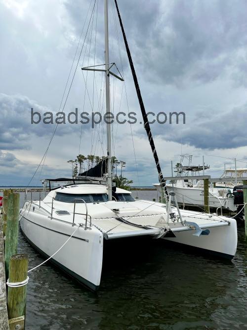 Fountaine Pajot Tobago 35 tekniske specifikationer 